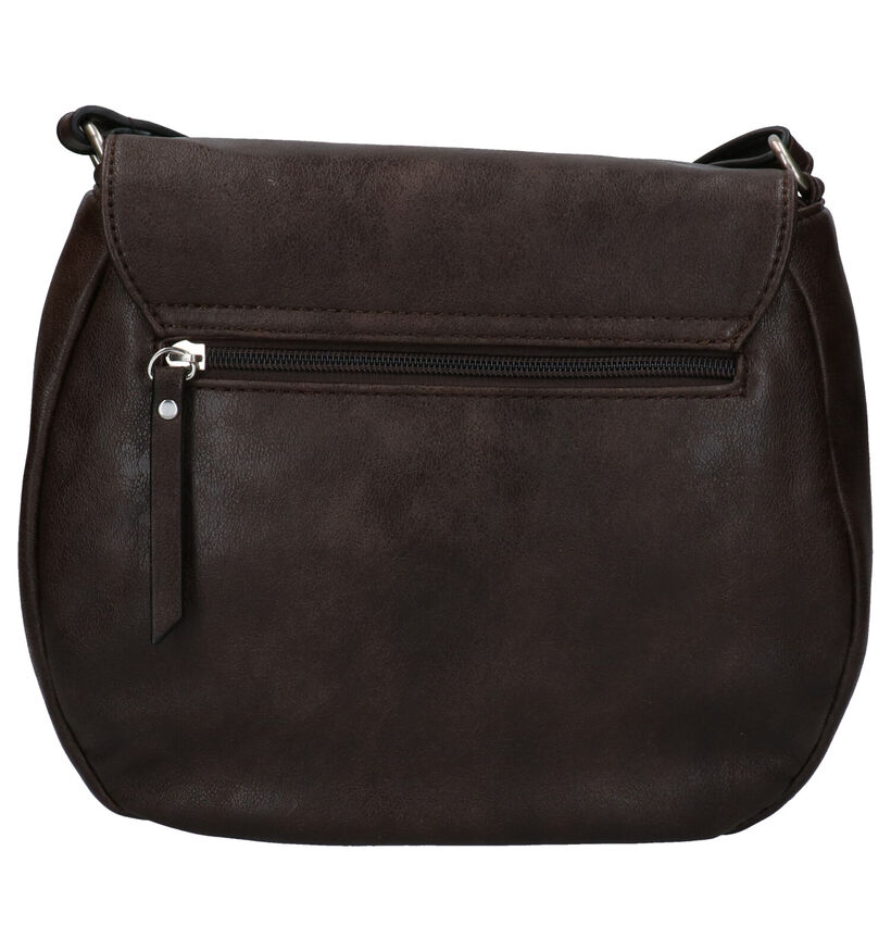 Emily & Noah Bruine Crossbody Tas in kunstleer (282193)