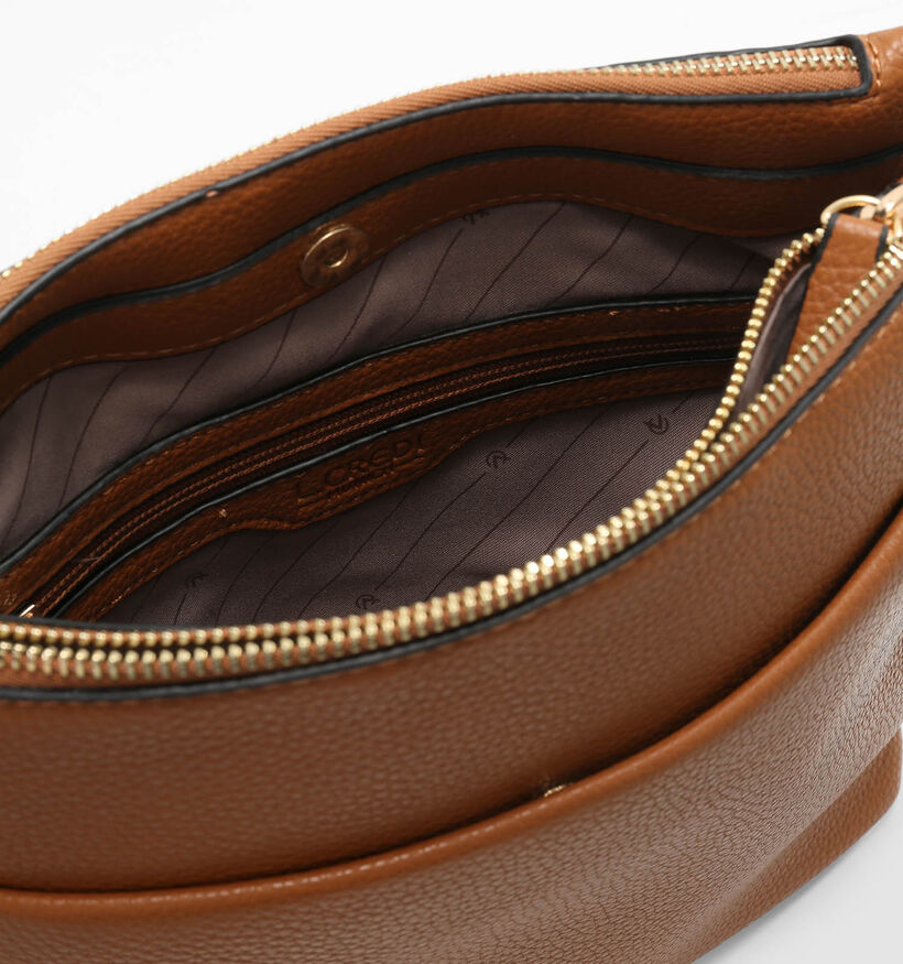 L. Credi Ella Sac porté croisé en Cognac pour femmes (356610)