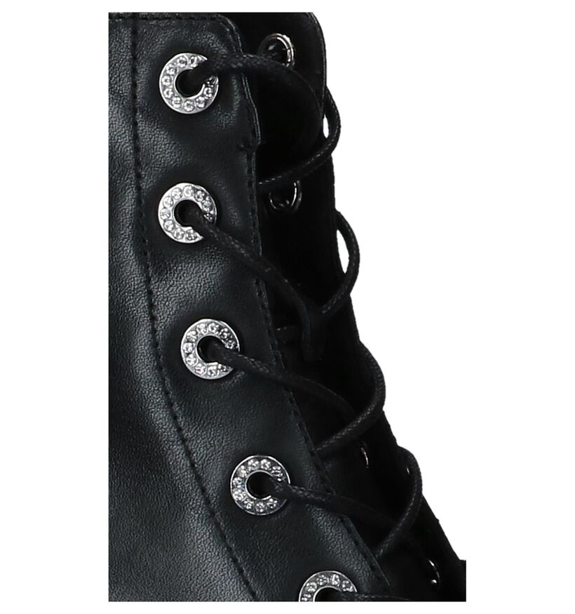 Steve Madden Xina Bottillons en Noir en cuir (225283)