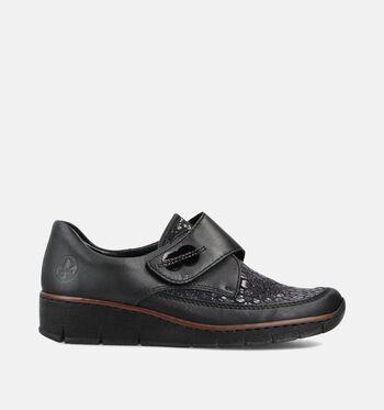 Rieker Chaussures plates Noir