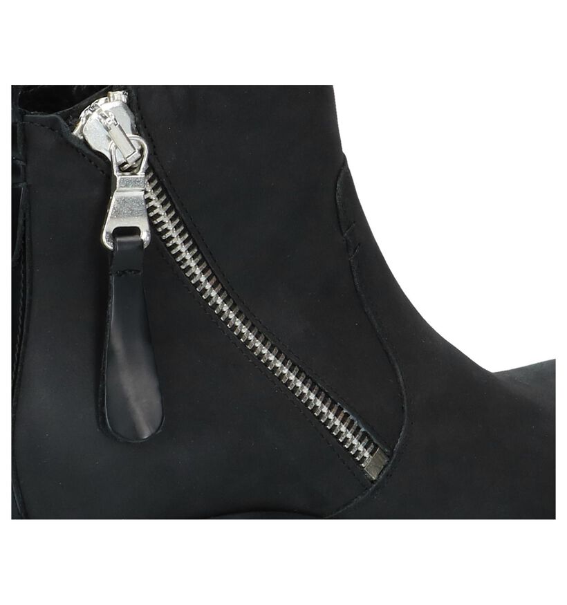 Poelman Zwarte Stoere Boots in leer (222938)