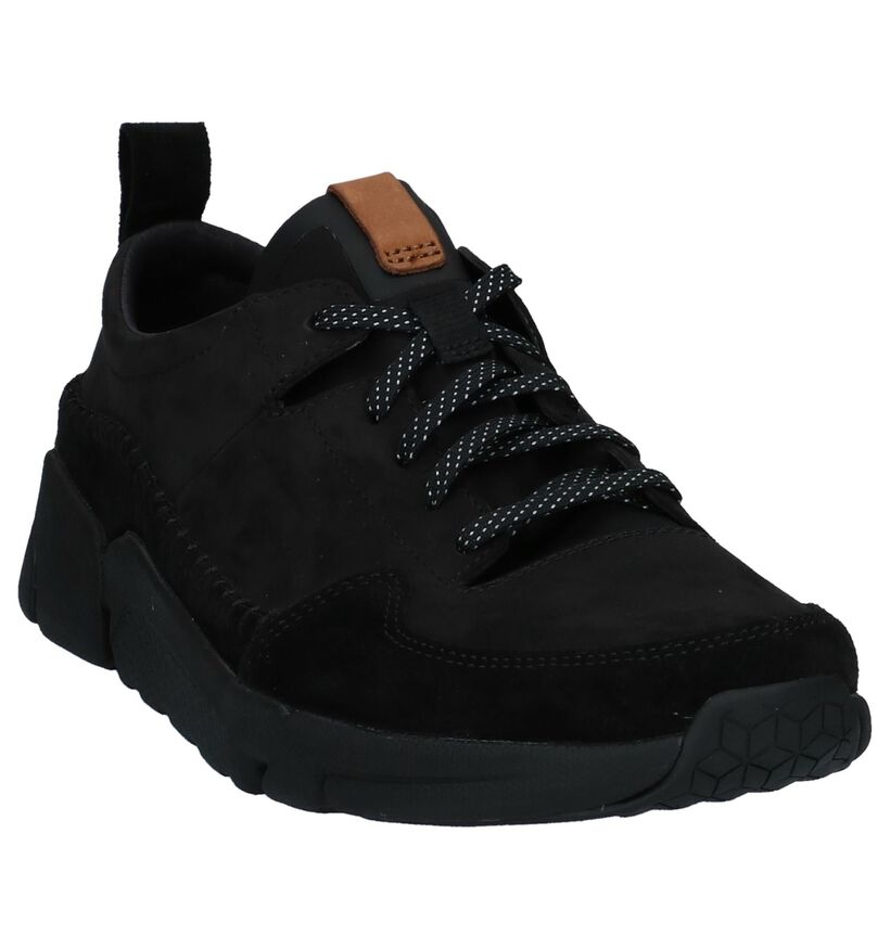 Casual Schoenen Zwart Clarks Triactive Run in nubuck (226466)