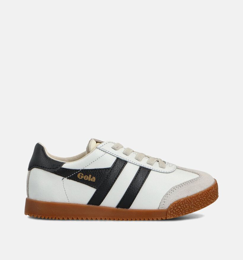 Gola Elan Leather Witte Sneakers voor jongens, meisjes (352368)