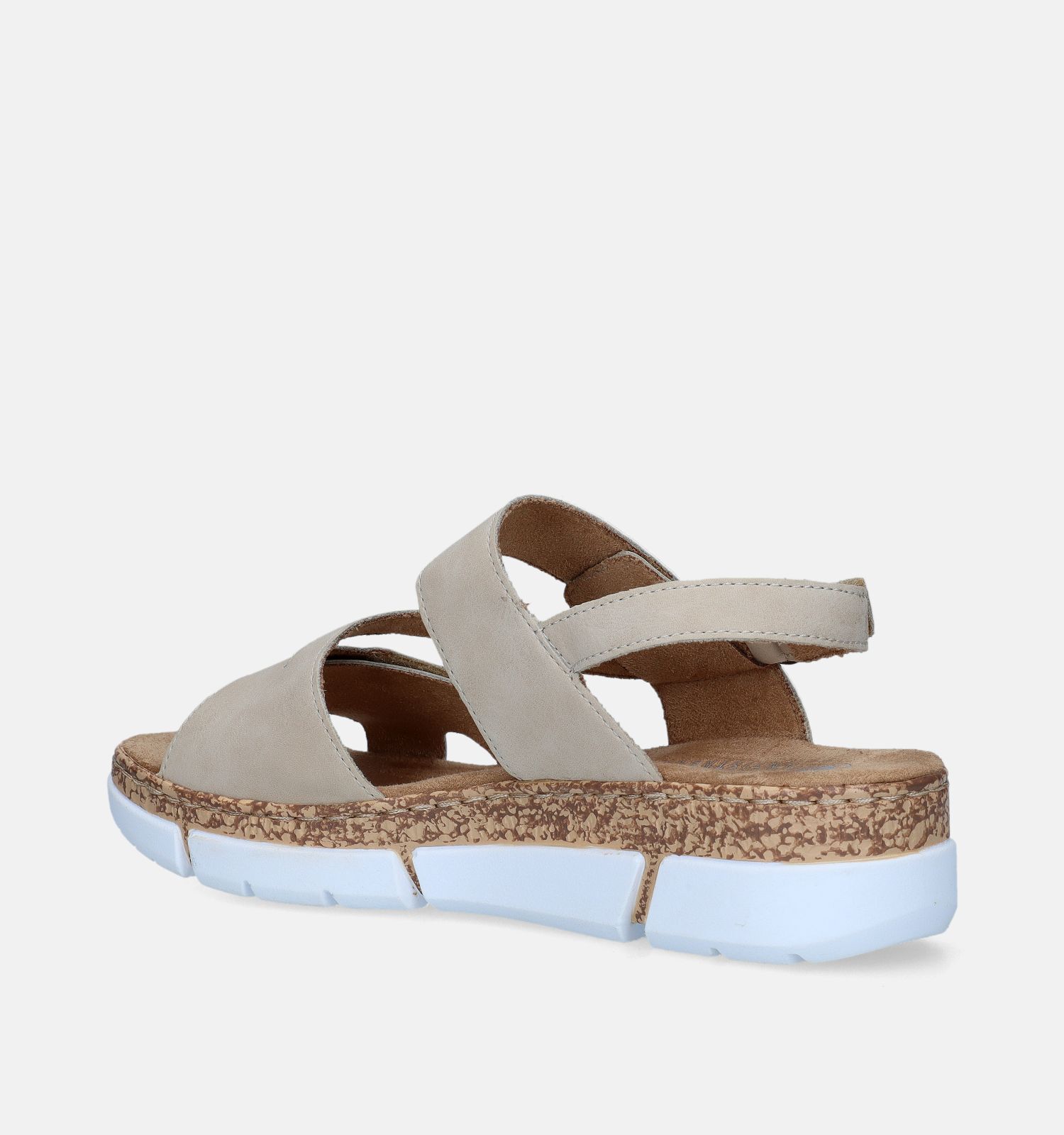 Rieker Grijze Orthopedische sandalen Dames Sandalen Online op TORFS.BE