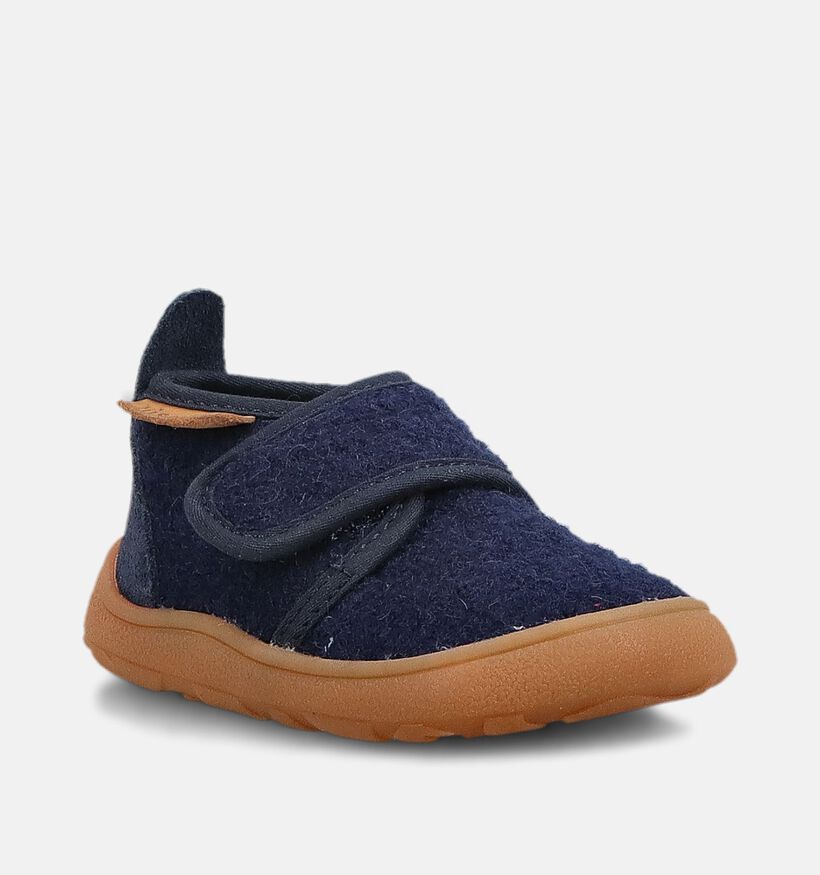 Bisgaard Donkerblauwe Pantoffels voor meisjes, jongens (381029) - geschikt voor steunzolen