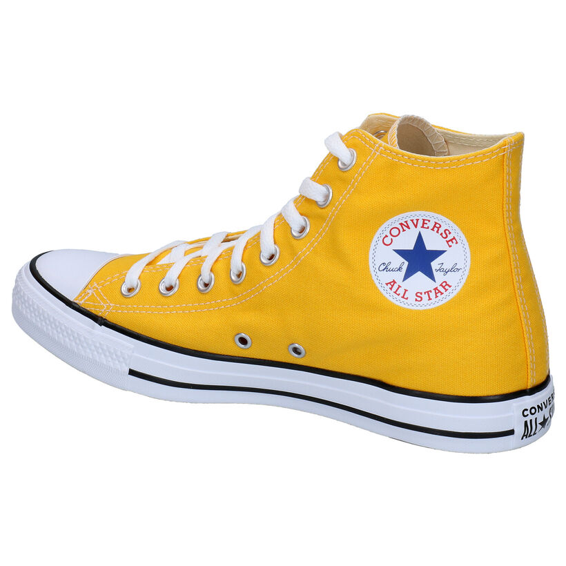 Converse Chuck Taylor AS Baskets en Jaune pour hommes (287182)