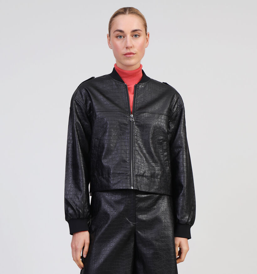 Vero Moda Wren Veste bomber en Noir pour femmes (354060)