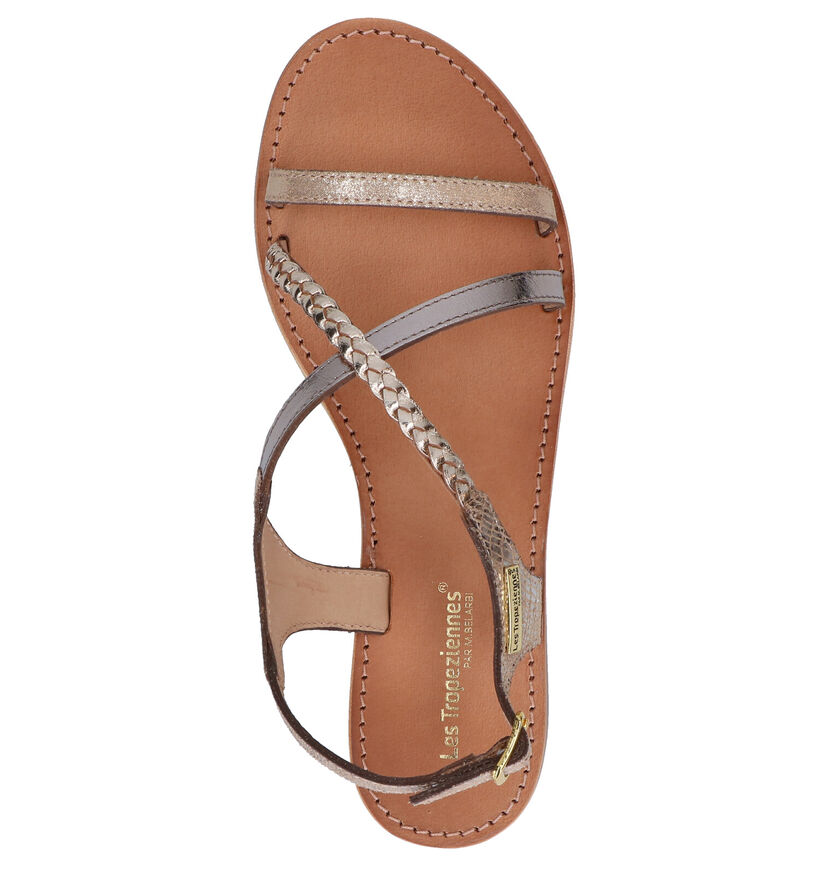 Les Tropeziennes Hanano Bronzen Sandalen in leer (274934)