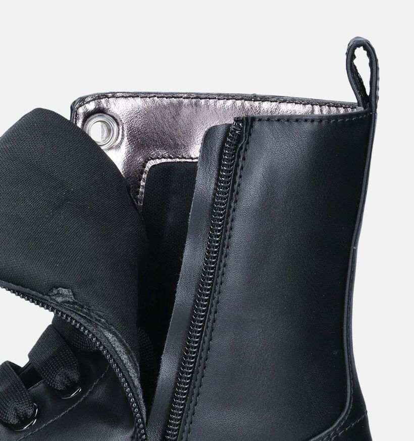 Asso Zwarte Veterboots voor meisjes (346920)