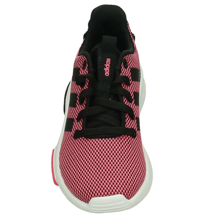 Roze Sneaker Runner adidas Cloudfoam Racer in kunstleer (199452)