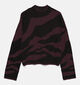 Vero Moda Scorpio Bordeaux/Zwarte Trui voor dames (366116)