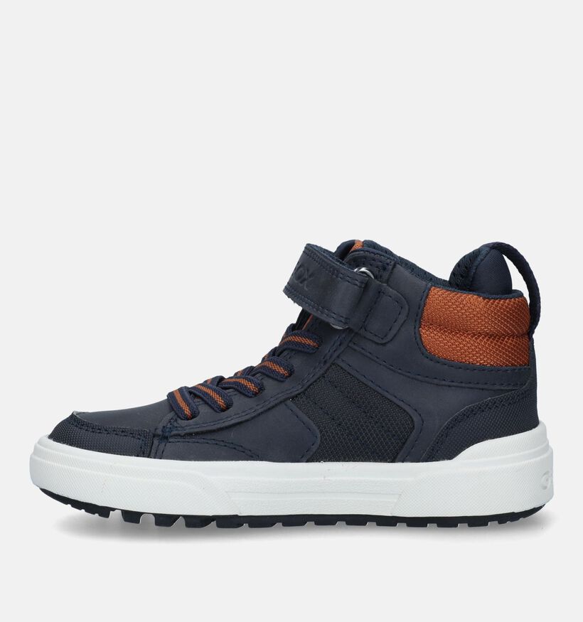 Geox Weemble Baskets montantes en Bleu pour gar&ccedil;ons (328530) - pour semelles orthop&eacute;diques