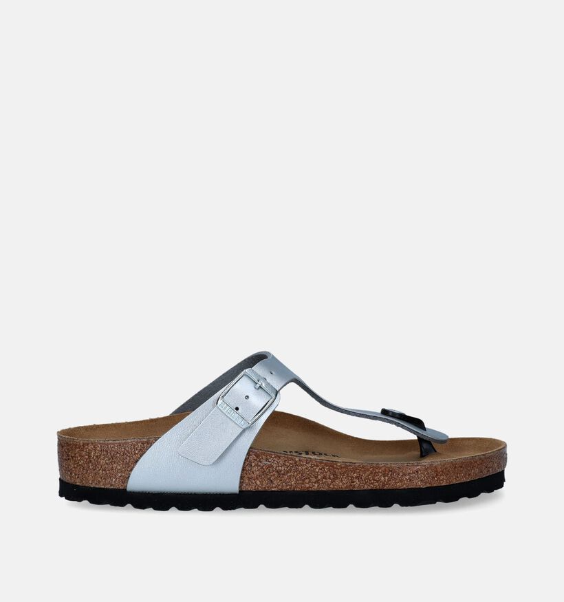 Birkenstock Gizeh Zilveren Teenslippers voor dames (339547)