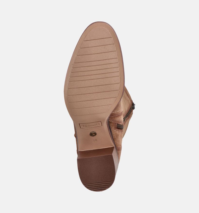 Tamaris Bottes hautes en Camel pour femmes (378961)