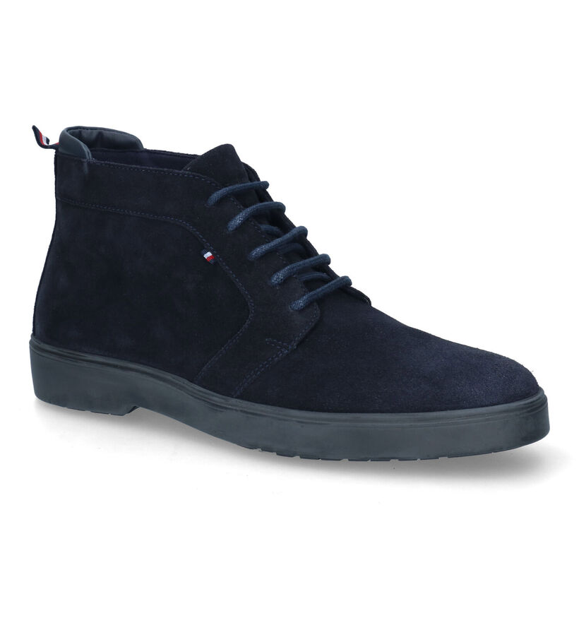 Tommy Hilfiger Classic Blauwe Geklede Schoenen in daim (314265)