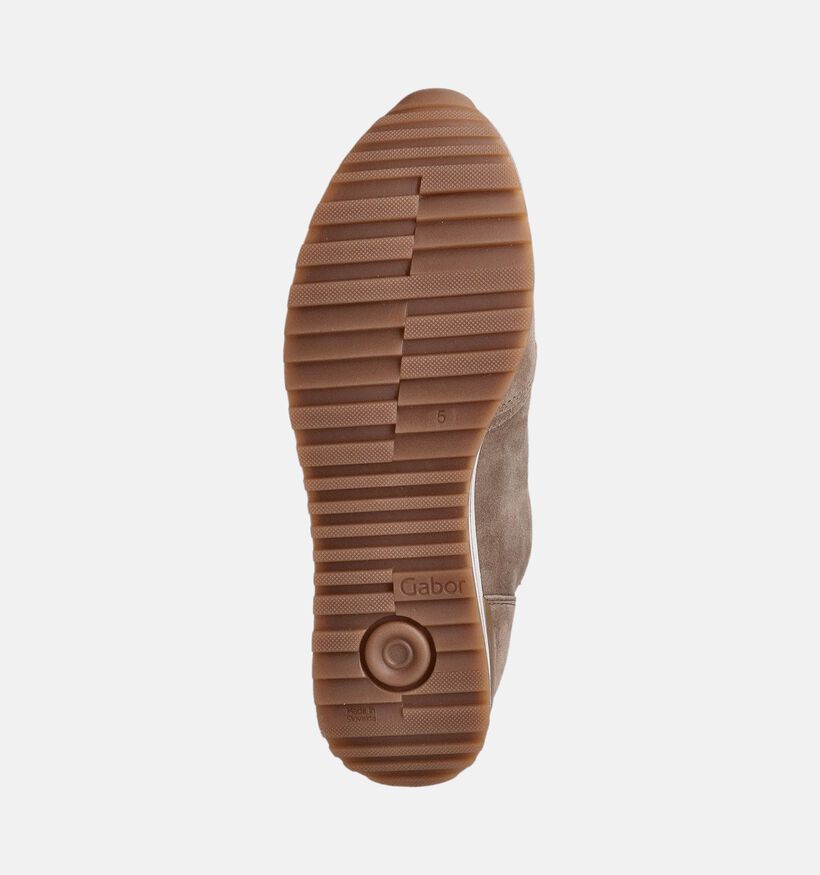 Gabor Bruine Veterschoenen voor dames (360311) - geschikt voor steunzolen