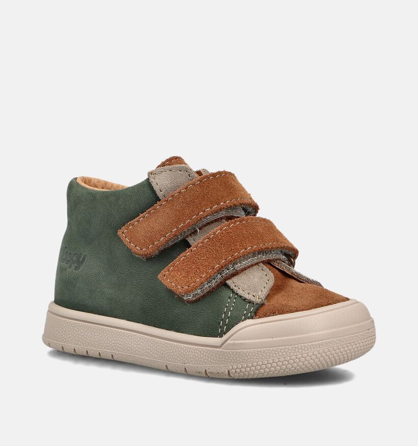Bopy Ravenor Chaussures hautes en Vert/Cognac pour filles, garçons (363297)
