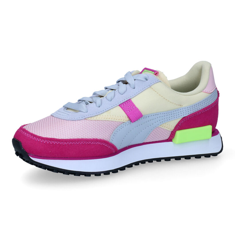 Puma Future Rider Baskets en Rose pour femmes (307176) - pour semelles orthopédiques