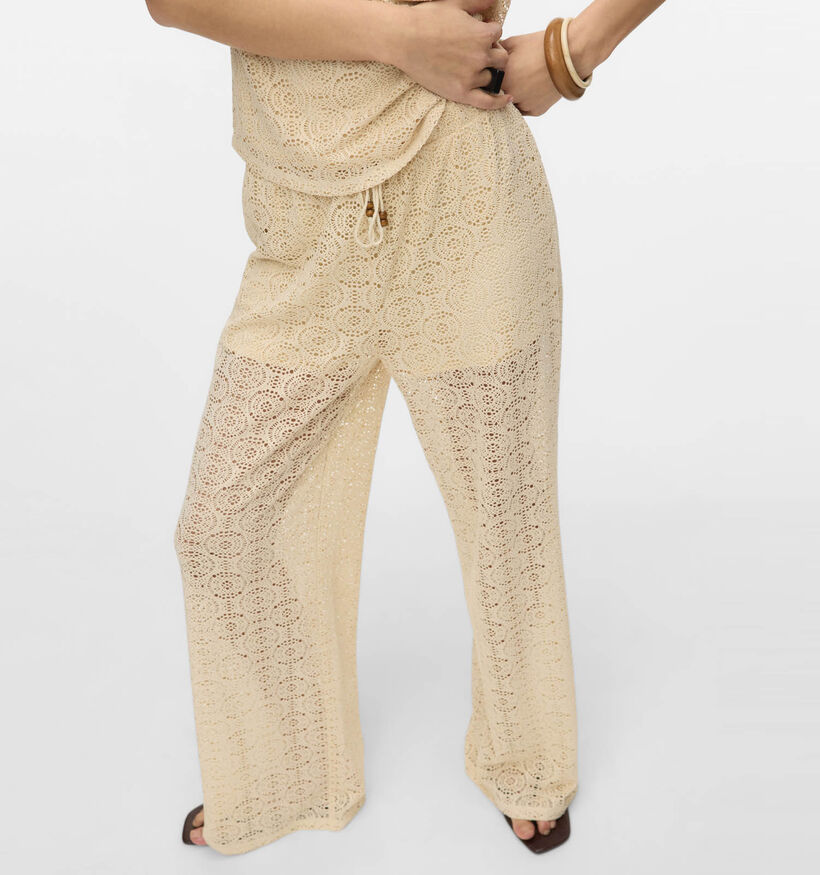 Vero Moda Maya Beige Kanten Broek voor dames (369394)