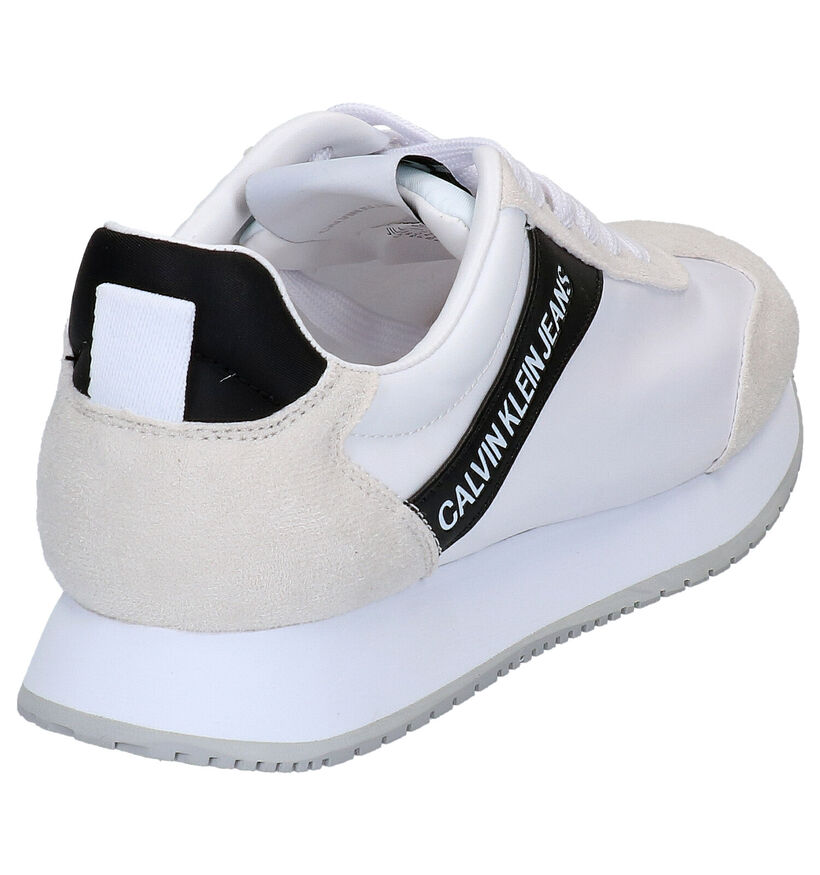 Calvin Klein Chaussures à lacets en Blanc en textile (269216)