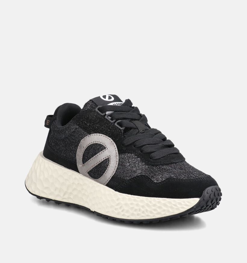 No Name Carter Jogger Baskets en Noir pour femmes (380987) - pour semelles orthop&eacute;diques