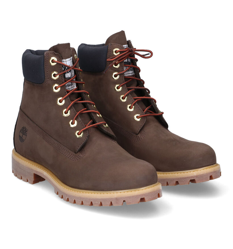 Timberland 6 Inch Premium Kaki Veterboots voor heren (344958) - geschikt voor steunzolen