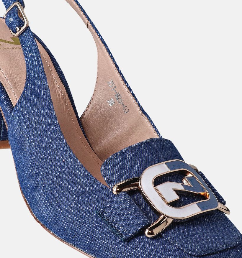 Nathan-Baume Escarpins slingback en Bleu pour femmes (356333)