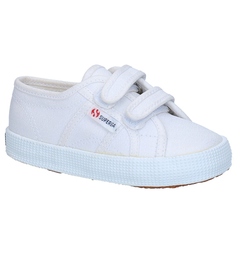 Superga Witte Sneakers in stof (284317)