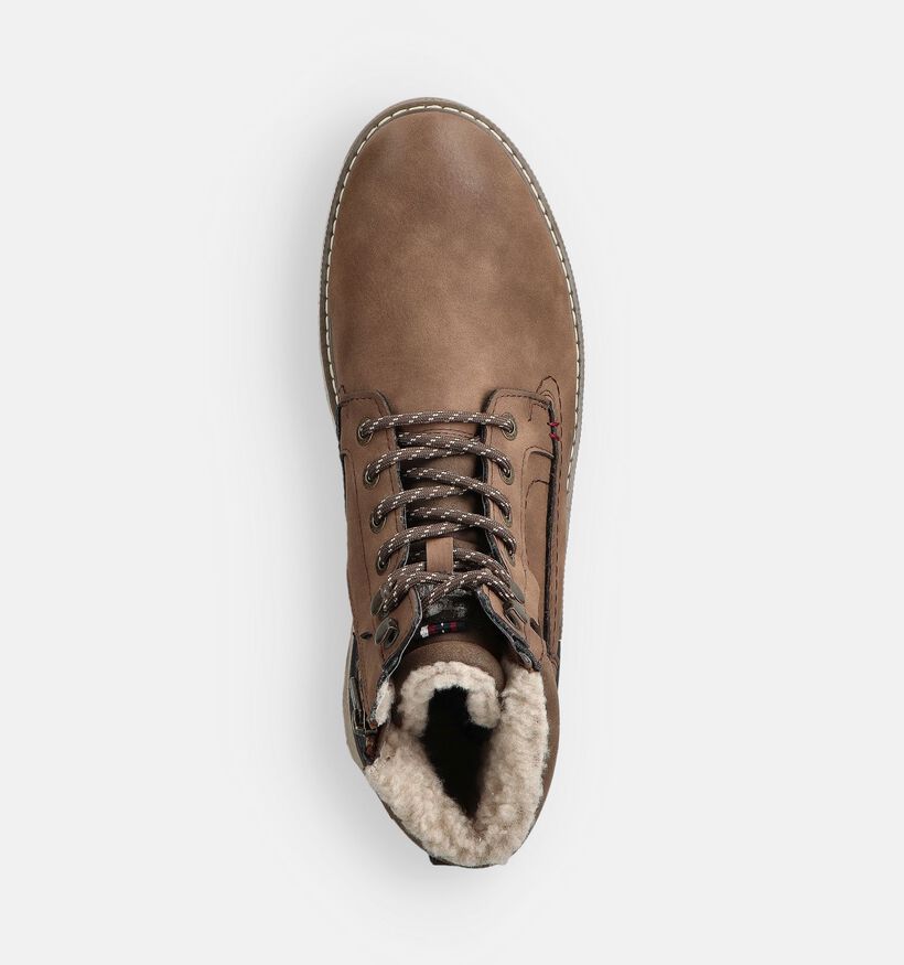 Mustang Bruine Veterboots voor heren (364215)