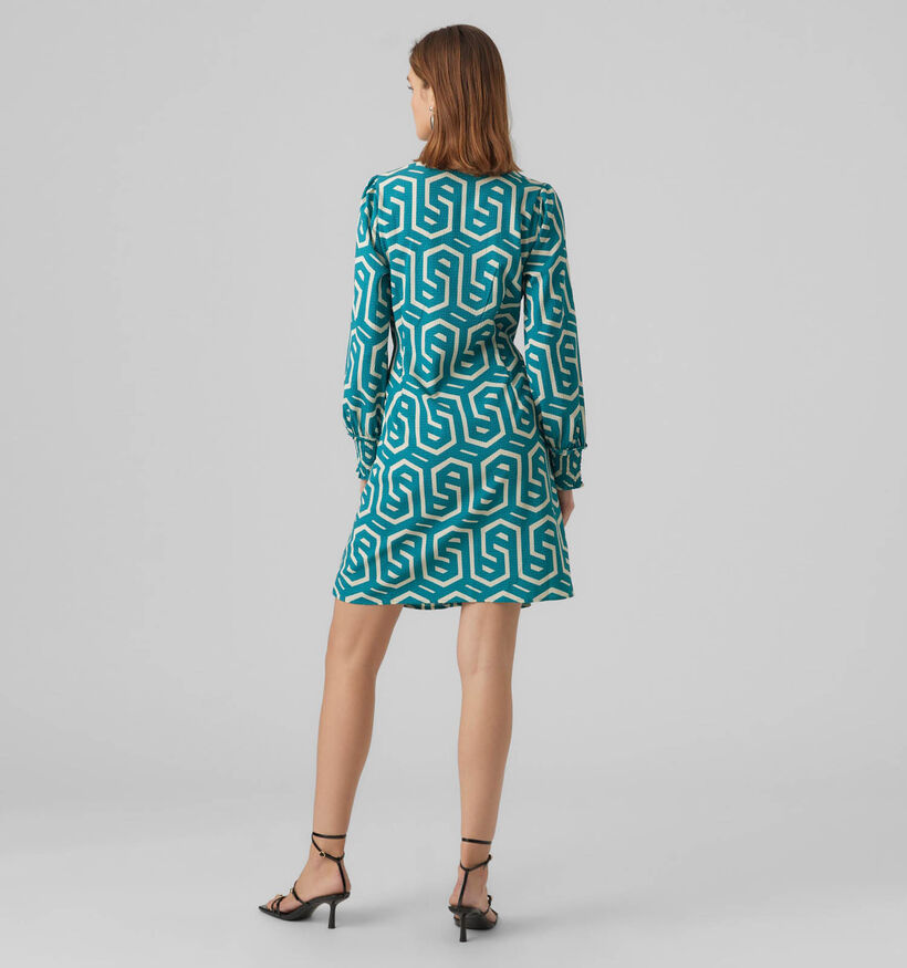 Vero Moda Cifa Turquoise A-lijn jurk voor dames (330871)