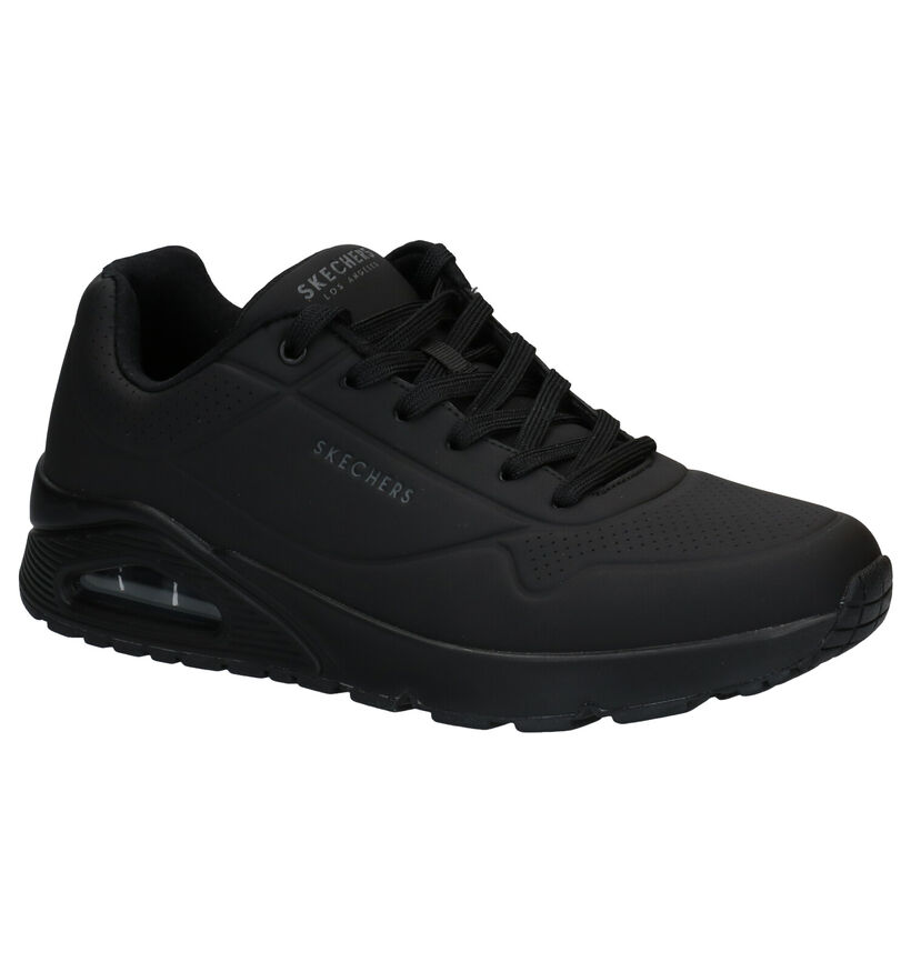 Skechers Uno Stand On Air Zwarte Sneakers voor heren (334159)