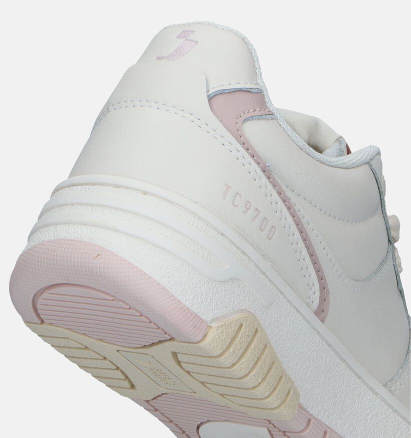 SJ Ecru Sneakers voor meisjes (343644) - geschikt voor steunzolen