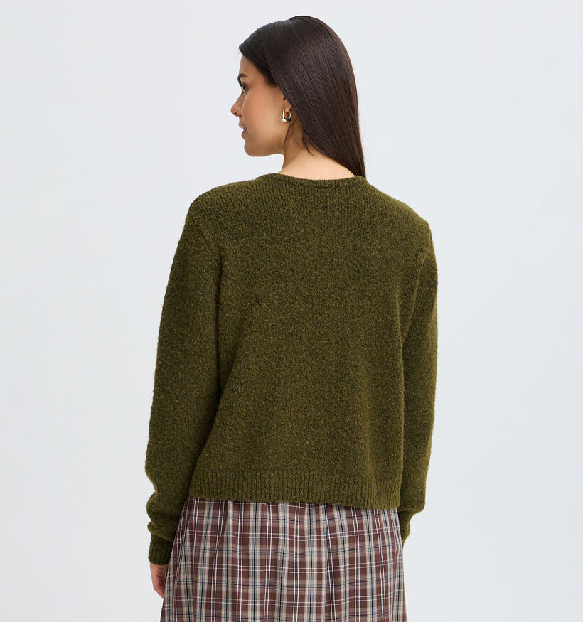 Fransa Bela Gilet en Vert fonc&eacute; pour femmes (379935)