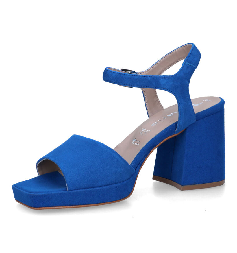 Tamaris Sandales à talons en Bleu pour femmes (322352)