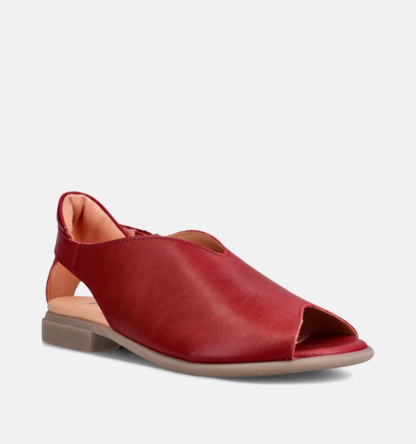 Think! Rode Gesloten Sandalen voor dames (374084)