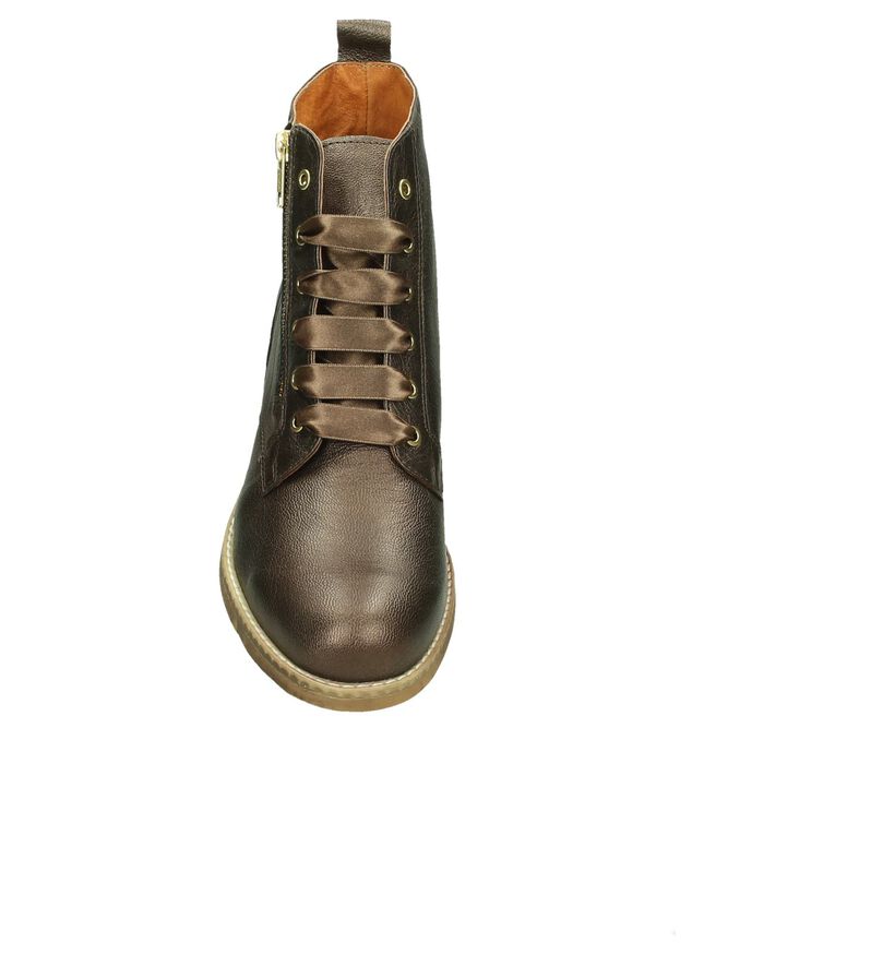 River Woods Cher Bronzen Bottines in leer (204284)
