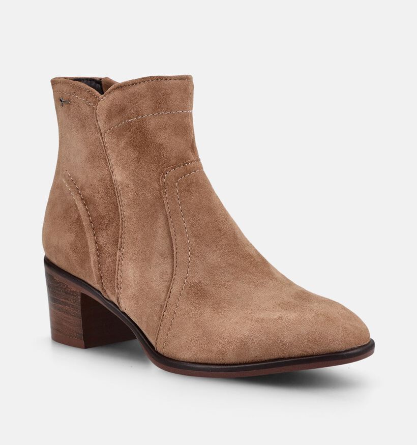 Tamaris Bottines &agrave; talons en Marron pour femmes (378935)