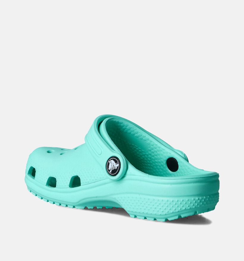 Crocs Classic Clog Claquettes en Vert pour filles, garçons (356324)