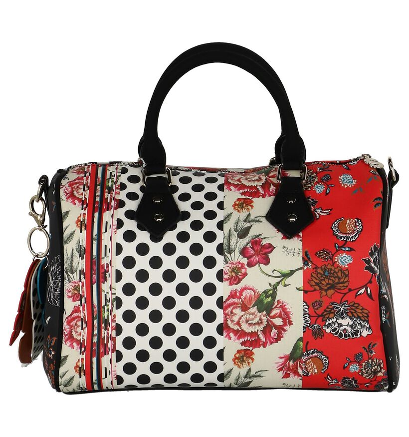 Multicolor Handtas Desigual met Bloemenprint, , pdp