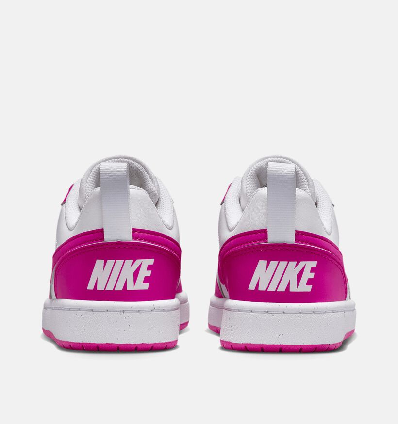 Nike Court Borough LOW Baskets en Rose pour filles (350498)