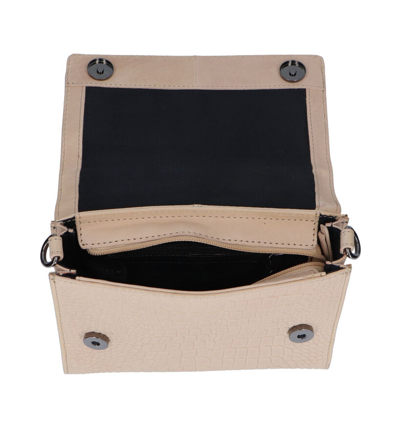 Burkely Casual Carly Beige Handtas in leer (321591)