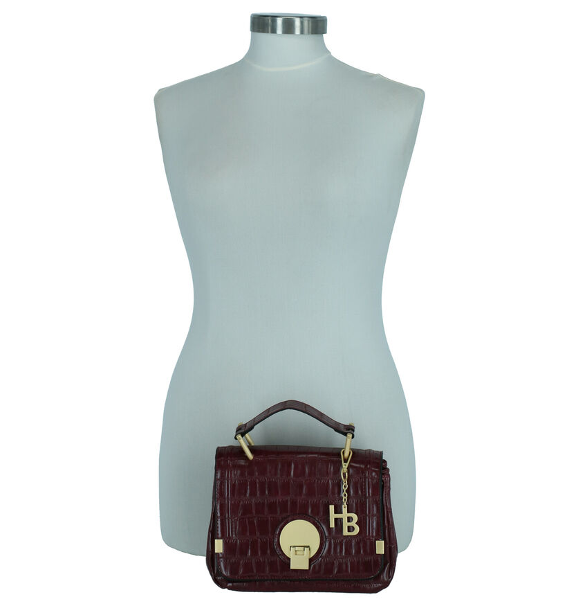 Hampton Bays Bordeaux Crossbody in kunstleer (263676)