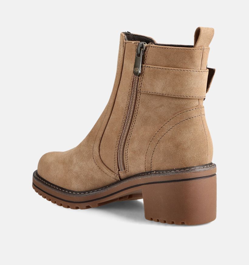 Marco Tozzi Beige Enkellaarzen voor dames (362549)