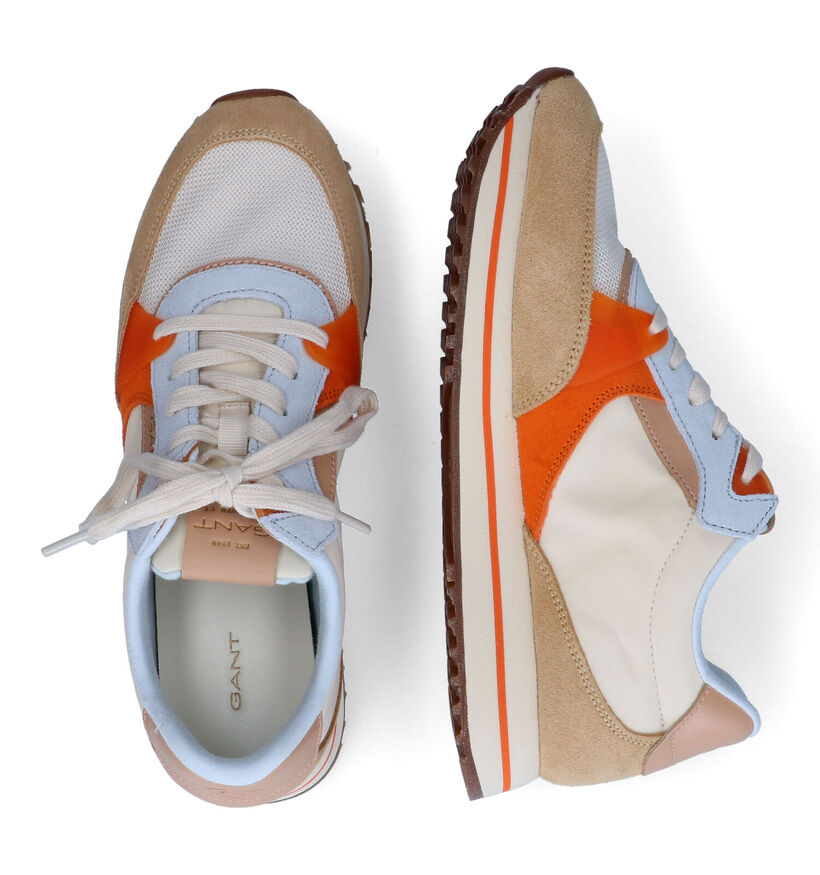 Gant Bevinda 11A Beige Sneakers in daim (303752)