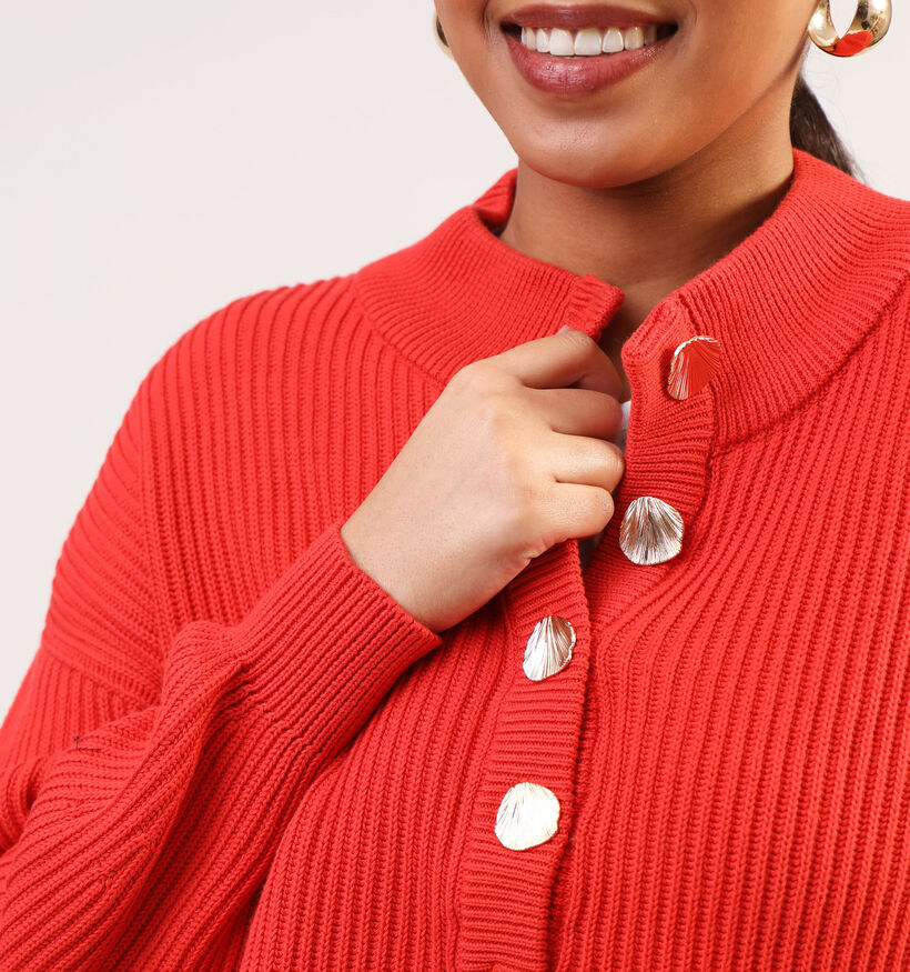 Vila Ching Pull en Rouge pour femmes (351814)