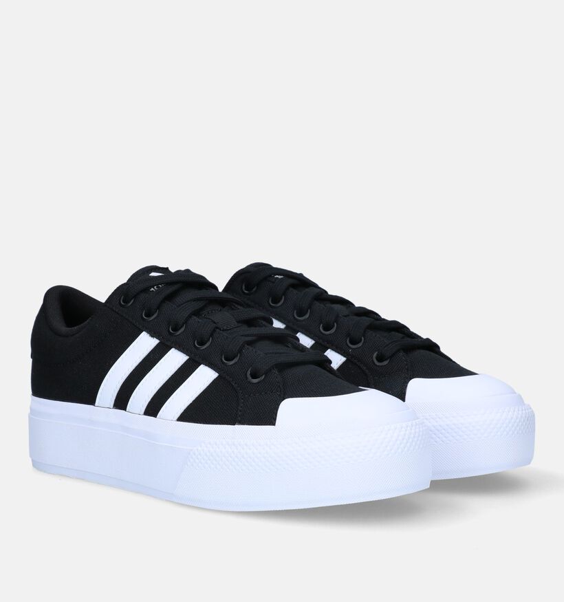 adidas Bravada 2.0 Platform Zwarte sneakers voor dames (326255)