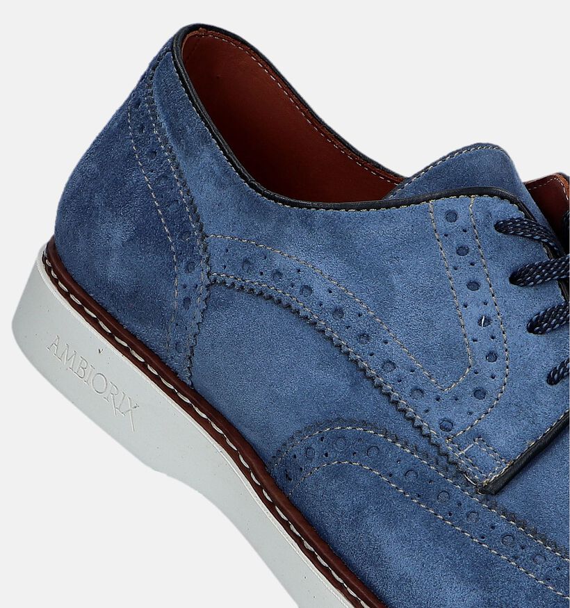 Ambiorix Marciano Jimmy Chaussures classiques en Bleu pour hommes (341171) - pour semelles orthopédiques