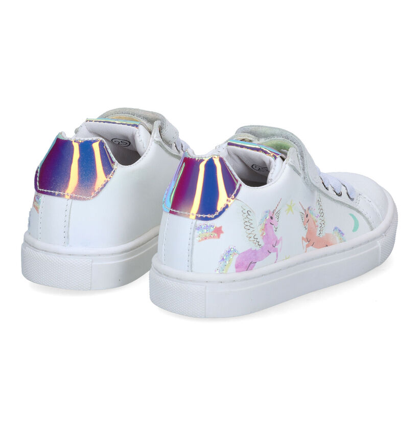 Little David Nouk 2 Chaussures à velcro en Blanc pour filles (308146) - pour semelles orthopédiques