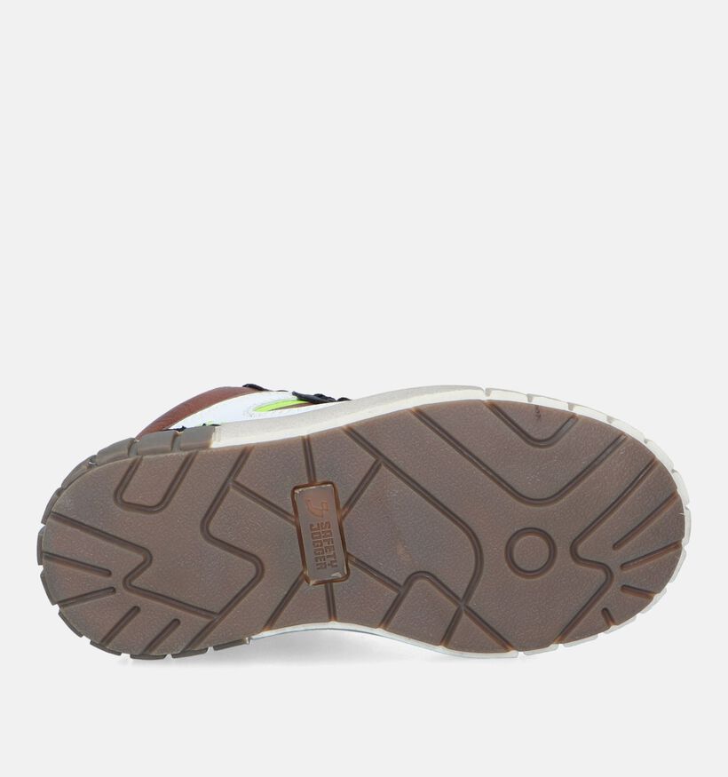 SJ Cognac Bottines voor jongens (329520) - geschikt voor steunzolen