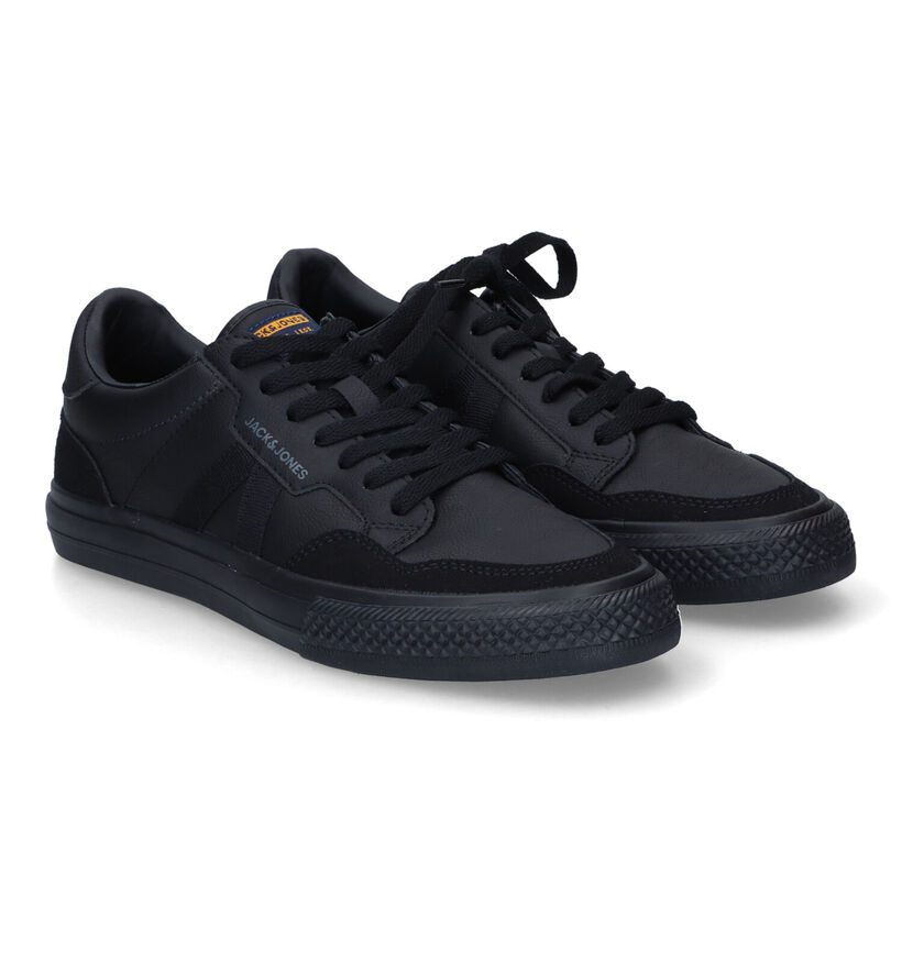 Jack & Jones Morden Pu Combo Chaussures à Lacets en Noir en simili cuir (314957)